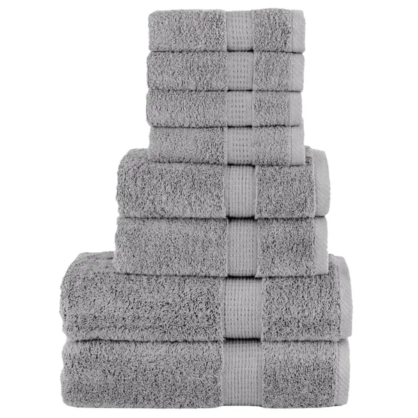 Ensemble de serviettes de qualité supérieure SOLUND 8 pcs gris