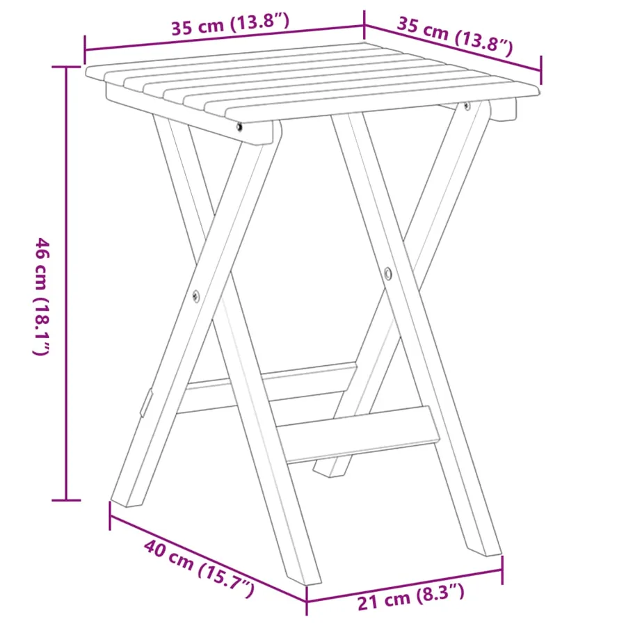Chaise à bascule avec table pliable noir bois massif peuplier - 9
