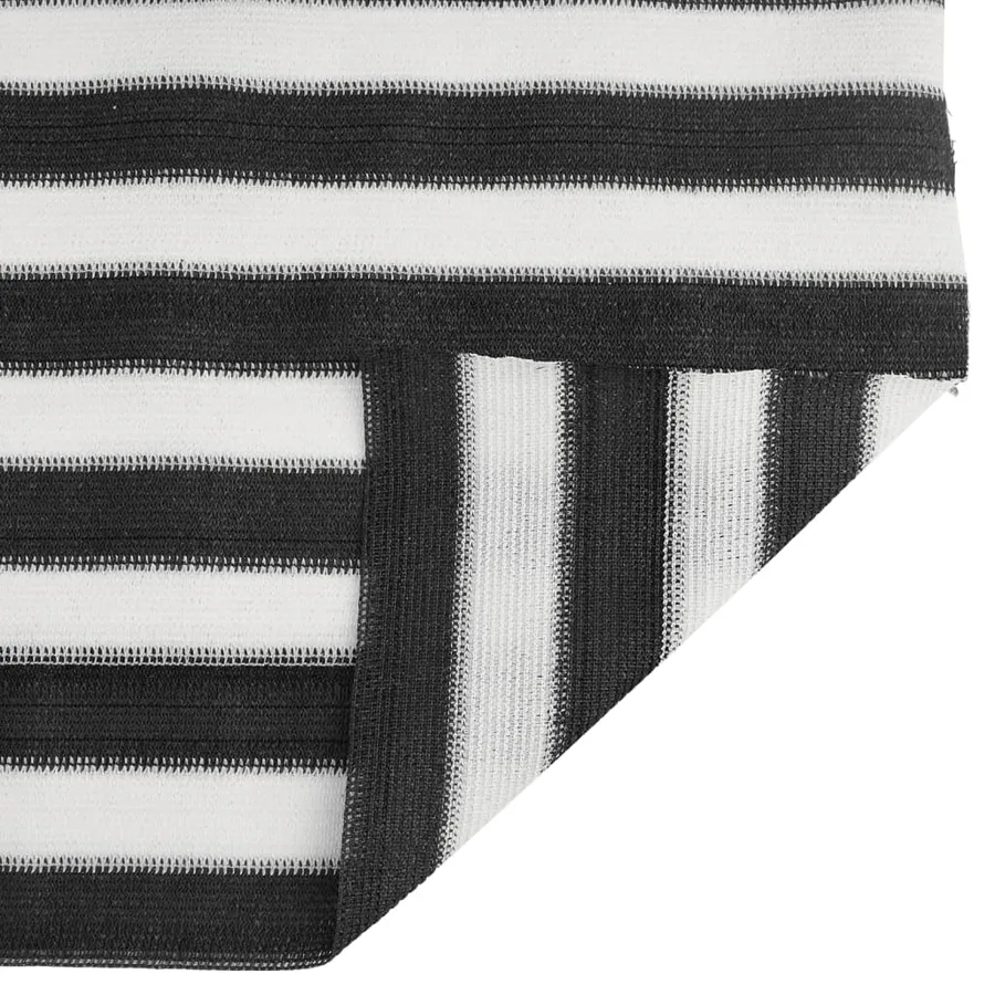 Filet brise-vue anthracite et blanc 2x50 m PEHD 195 g/m² - 4