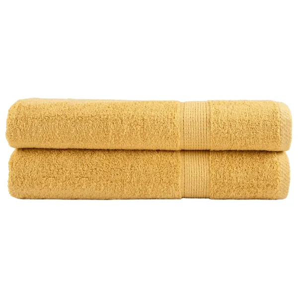 Serviettes de qualité supérieure SOLUND 2 pcs doré 600 g/m²