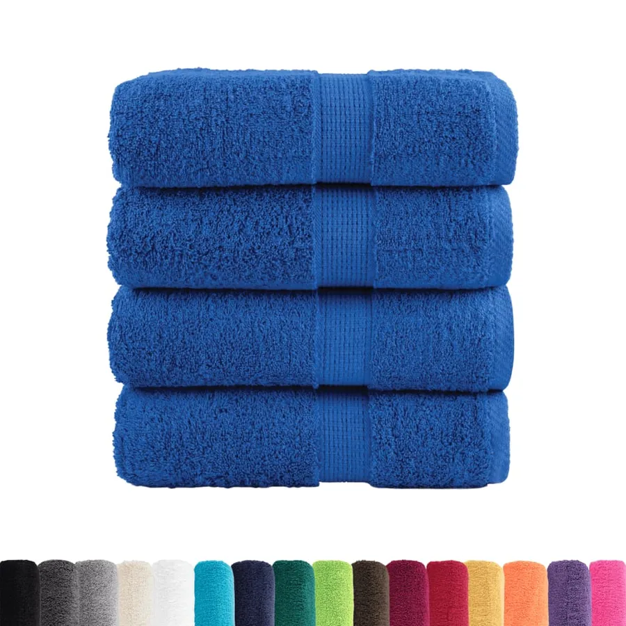 Serviettes d'invité de qualité supérieure SOLUND 4 pcs bleu - 2