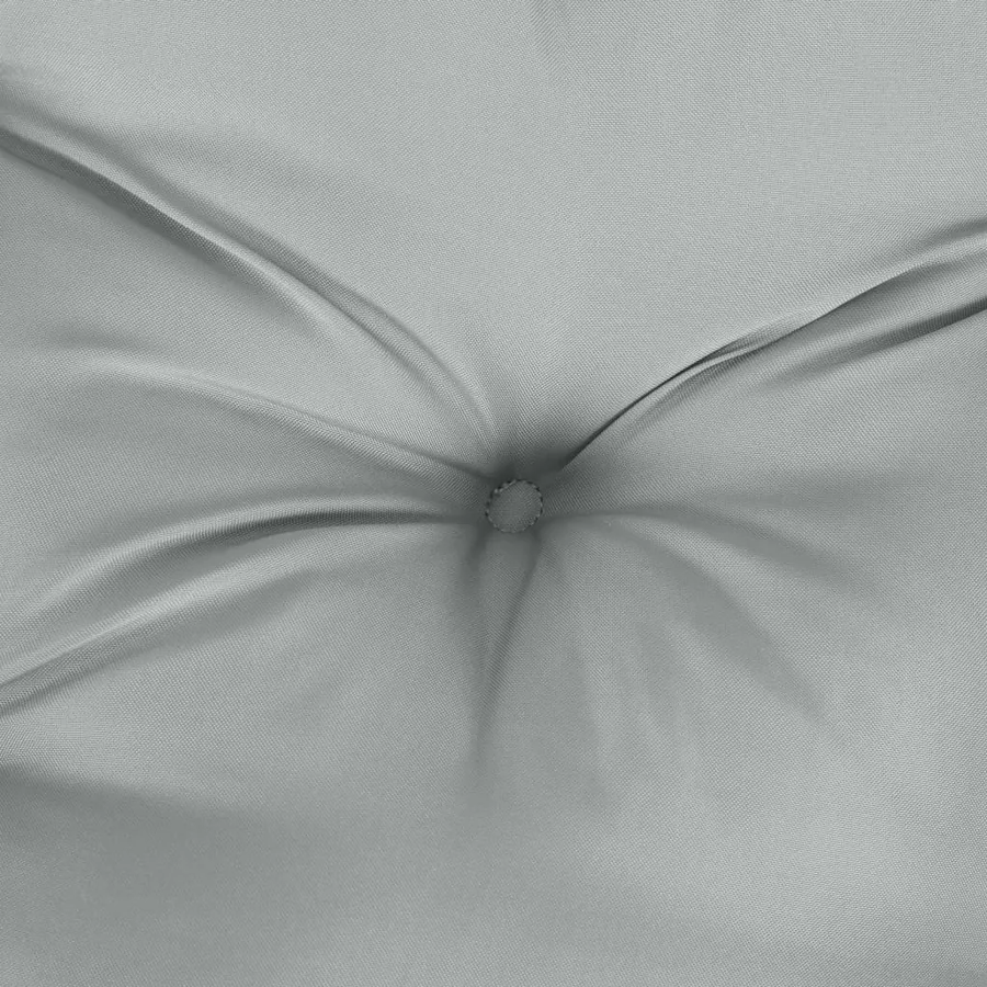 Coussin de banc de jardin gris clair mélangé 100x50x7 cm tissu - 6