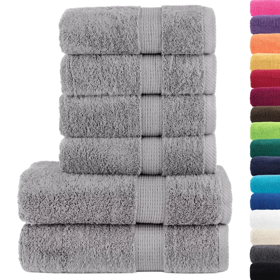 Ensemble de serviettes de qualité supérieure SOLUND 6 pcs gris - 2