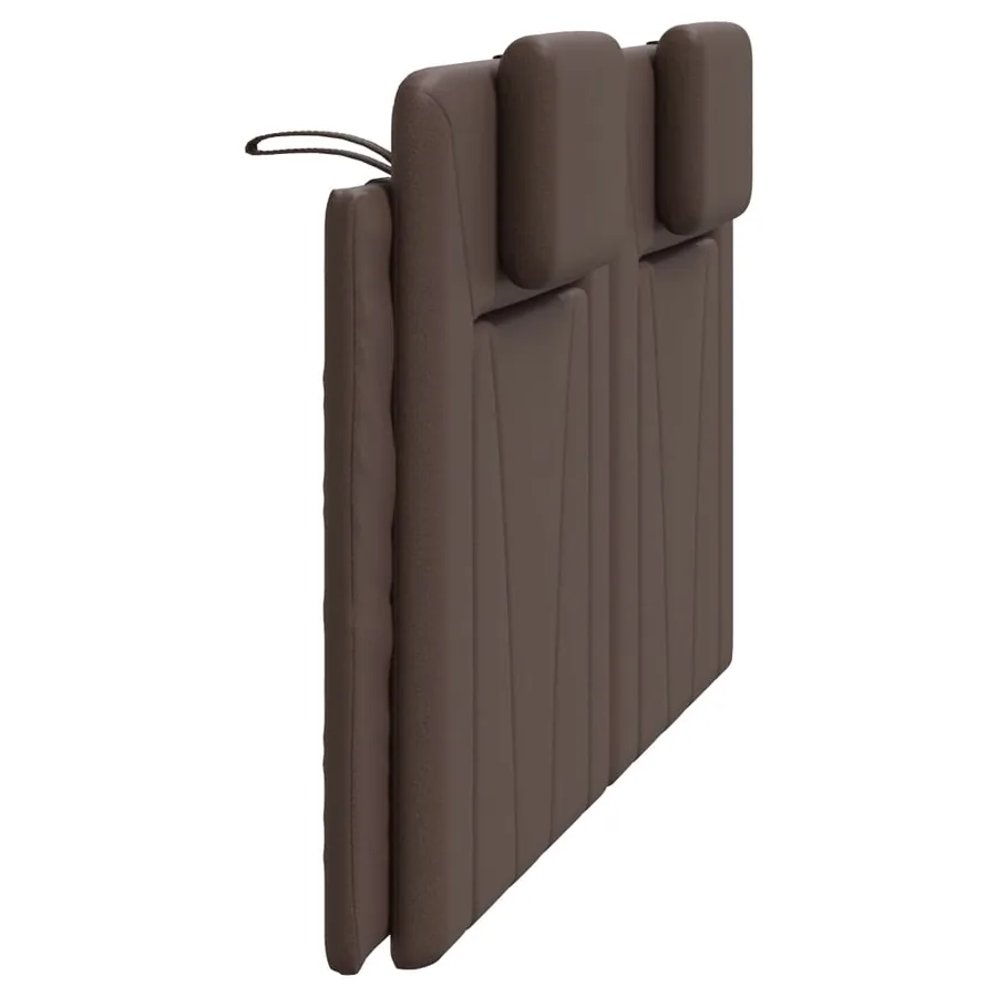 Coussin de tête de lit Viana marron 160 cm similicuir - 6