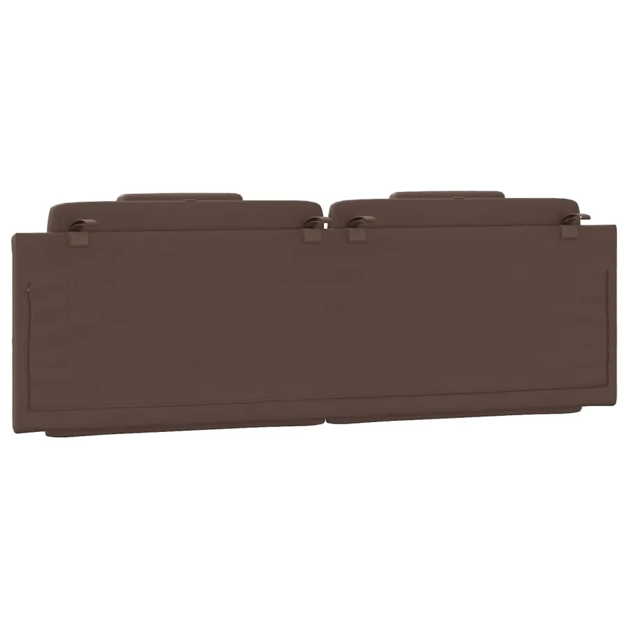 Coussin de tête de lit Viana marron 160 cm similicuir - 7