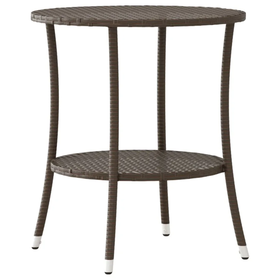 Chaises de jardin inclinables lot de 2 et table résine tressée - 6