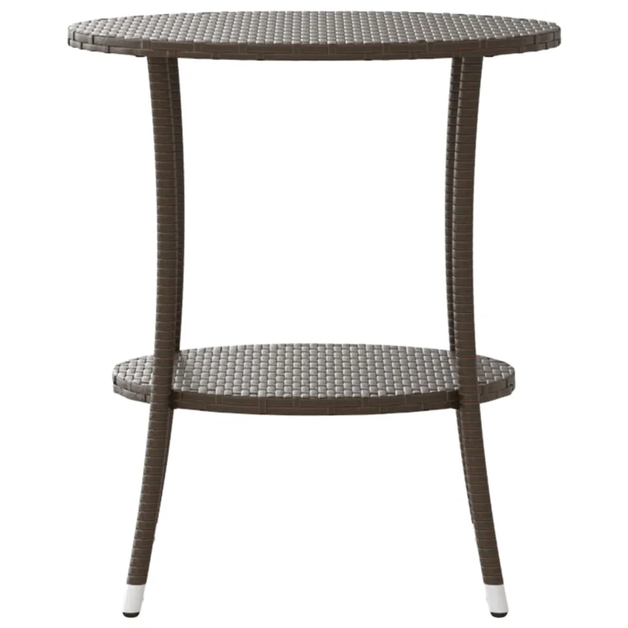 Chaises de jardin inclinables lot de 2 et table résine tressée - 7