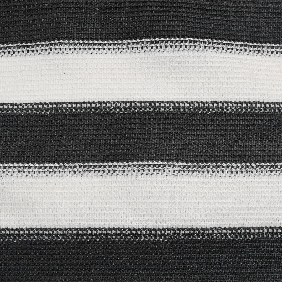 Filet brise-vue anthracite et blanc 1x10 m PEHD 150 g/m² - 6