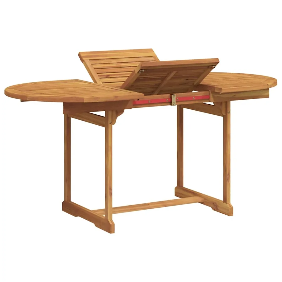 Ensemble à manger de jardin 5pcs bois d'acacia solide textilène - 5