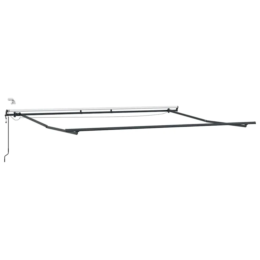 Auvent rétractable automatique avec LED marron 400x300 cm - 7