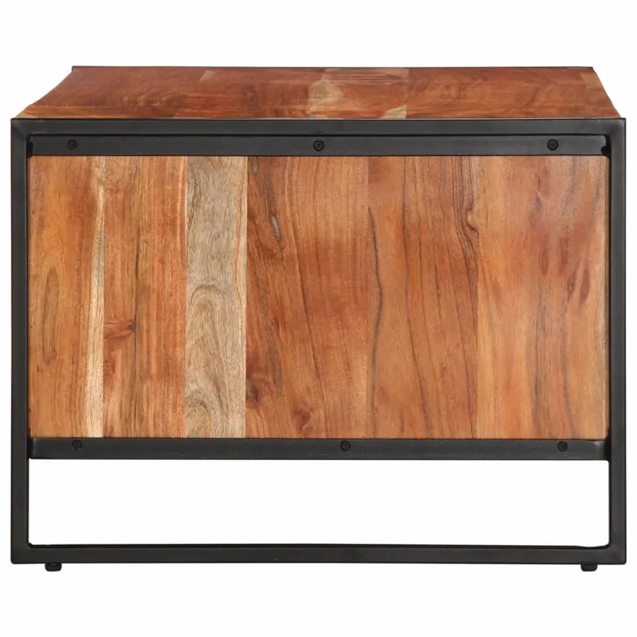 Table basse 90x55x40 cm bois massif d'acacia - 6