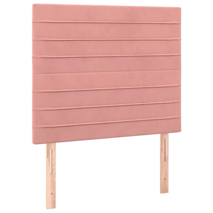 Tête de lit Rose 80x5x118/128 cm Velours - 2