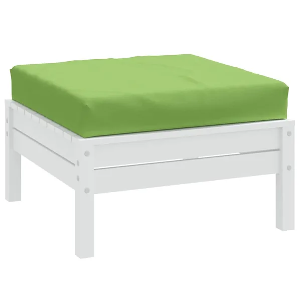 Coussin de palette vert mélangé 60x60x9,5 cm tissu