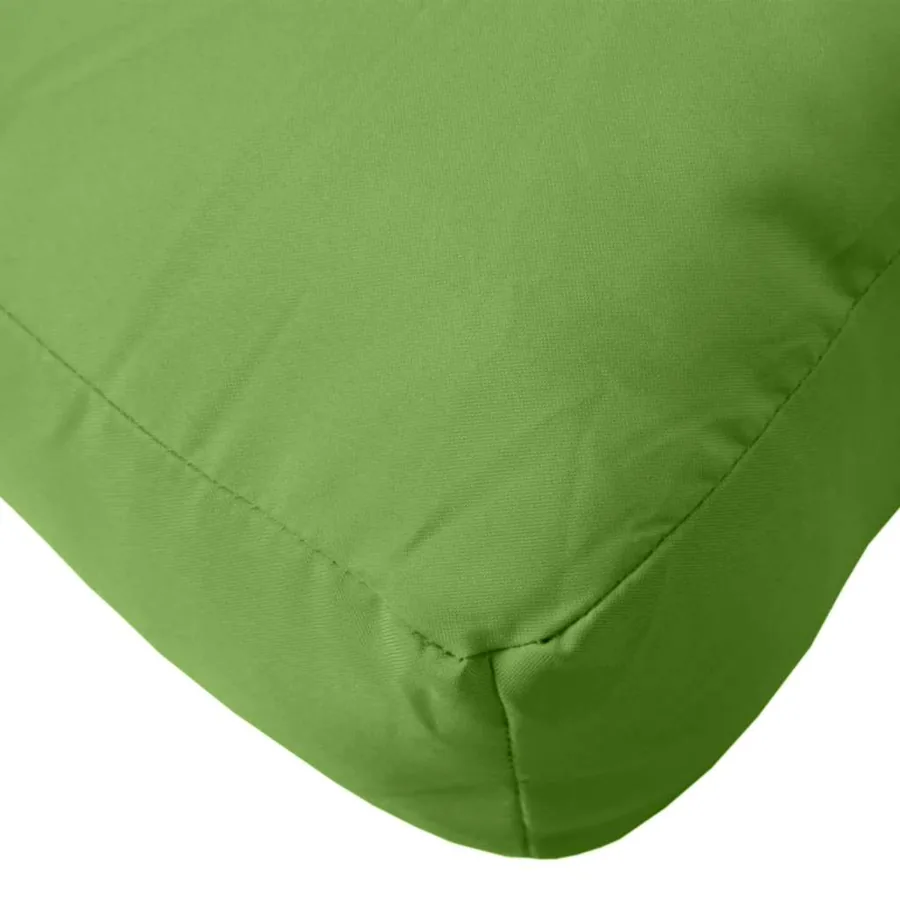 Coussin de palette vert mélangé 60x60x9,5 cm tissu - 5