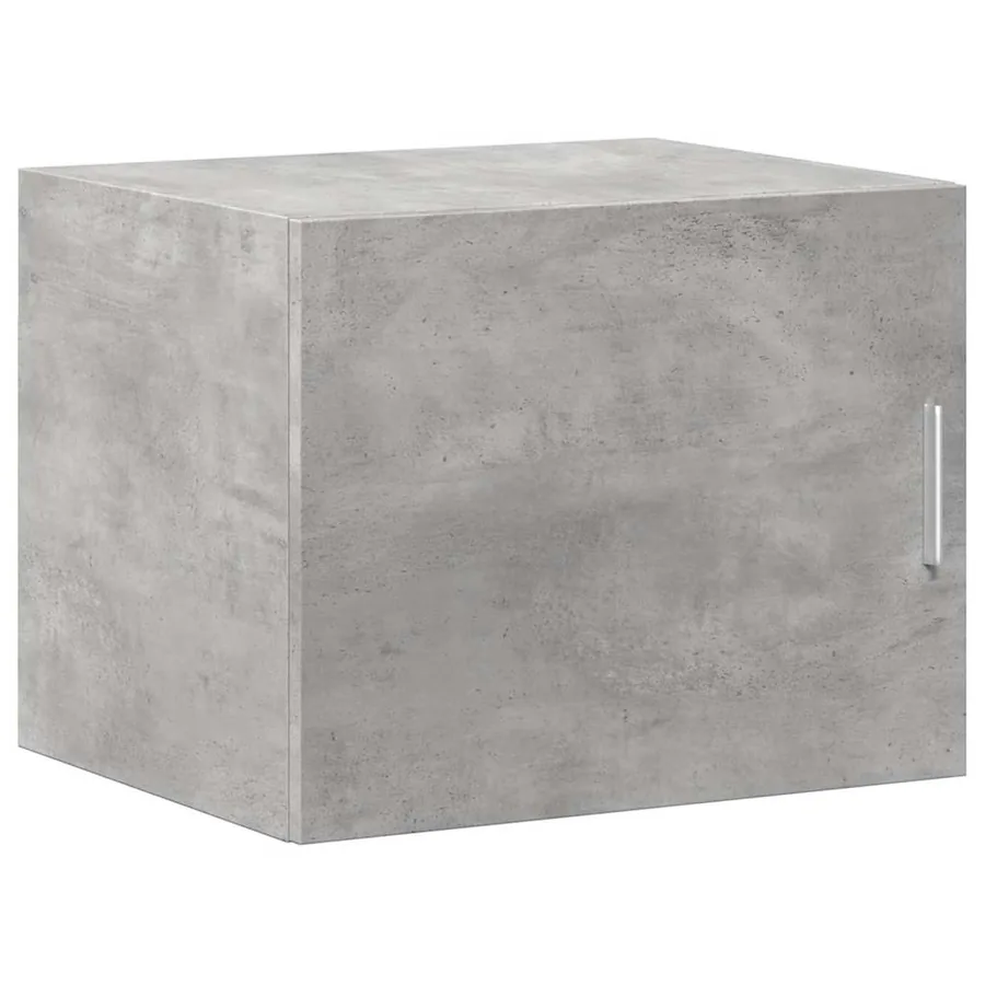 Armoire de rangement mince gris béton 50x42,5x225 cm - 5
