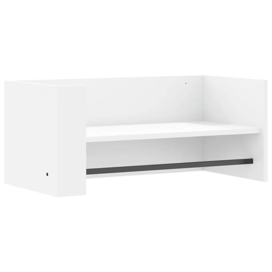 Étagère murale blanc 70,5x35x30,5 cm bois d'ingénierie - 2