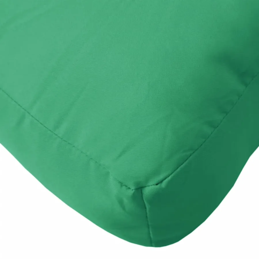 Coussin de palette vert 60x60x12 cm tissu - 8