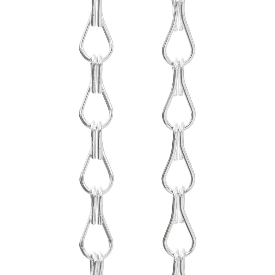 Moustiquaire de porte à chaîne 80x221 cm aluminium - 4