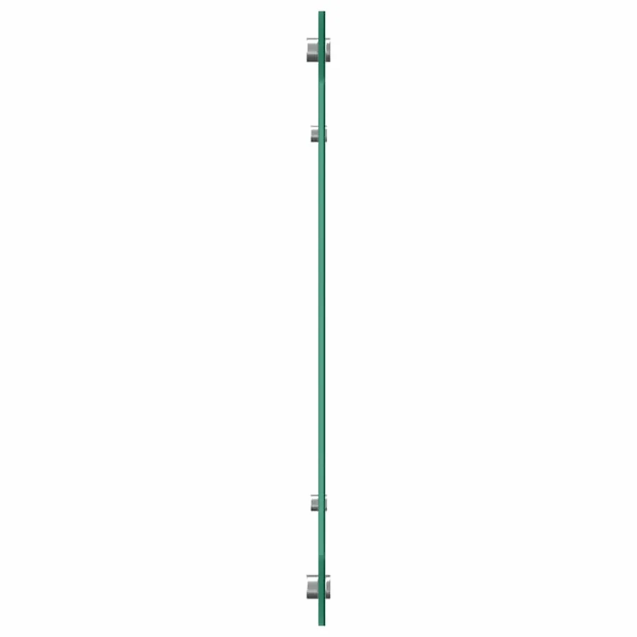 Dosserets de cuisine 2 pcs blanc 70x40 cm verre trempé - 6