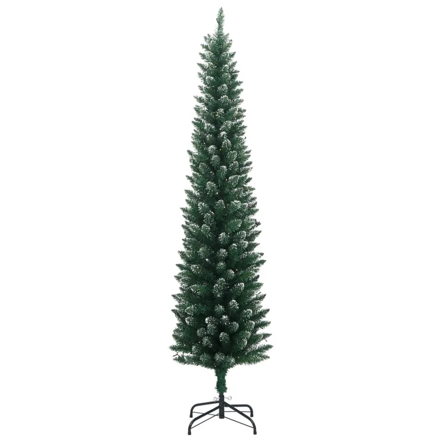 Sapin de Noël artificiel mince 300 LED 180 cm - 3
