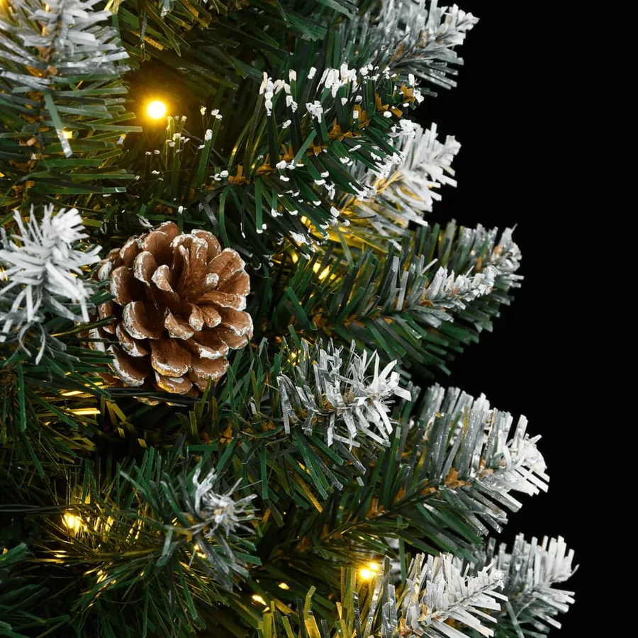Sapin de Noël artificiel mince 300 LED 210 cm - 10