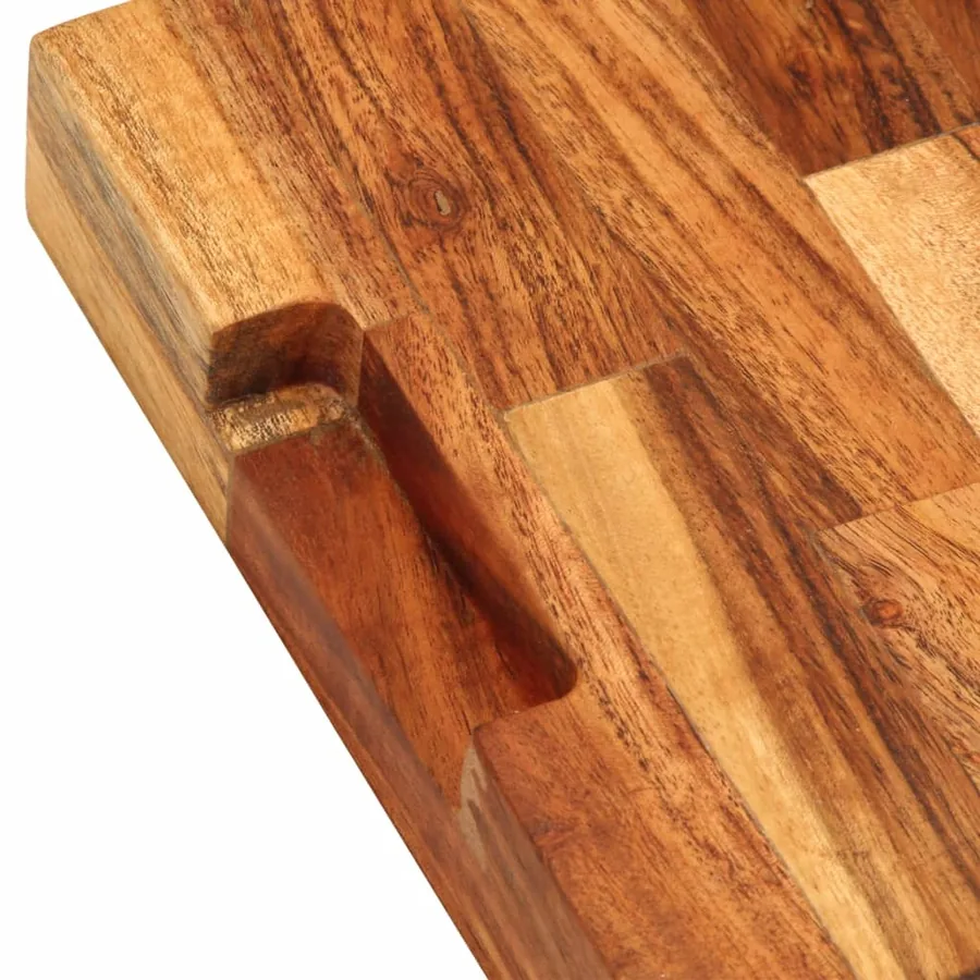 Planche à découper 30x21x4 cm bois d'acacia massif - 10