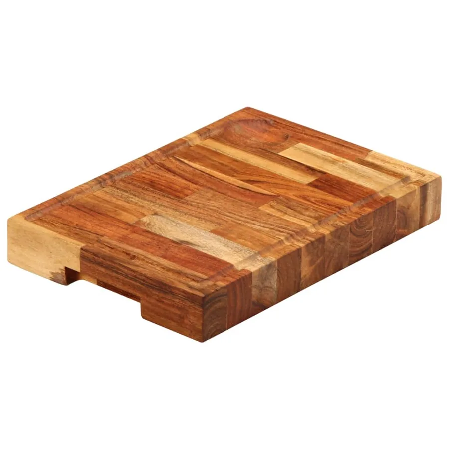 Planche à découper 30x21x4 cm bois d'acacia massif - 2