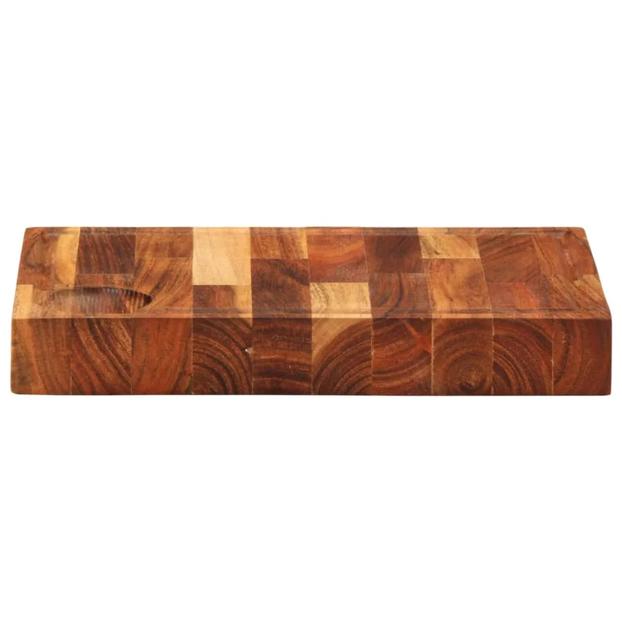 Planche à découper 30x21x4 cm bois d'acacia massif - 4