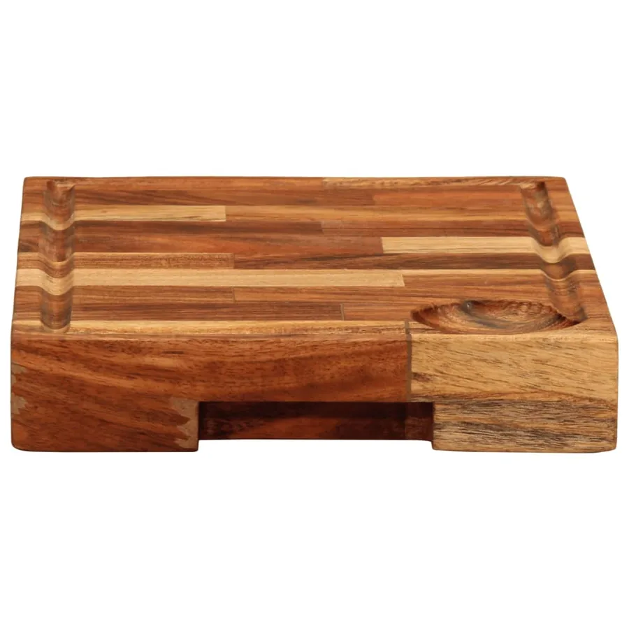 Planche à découper 30x21x4 cm bois d'acacia massif - 5