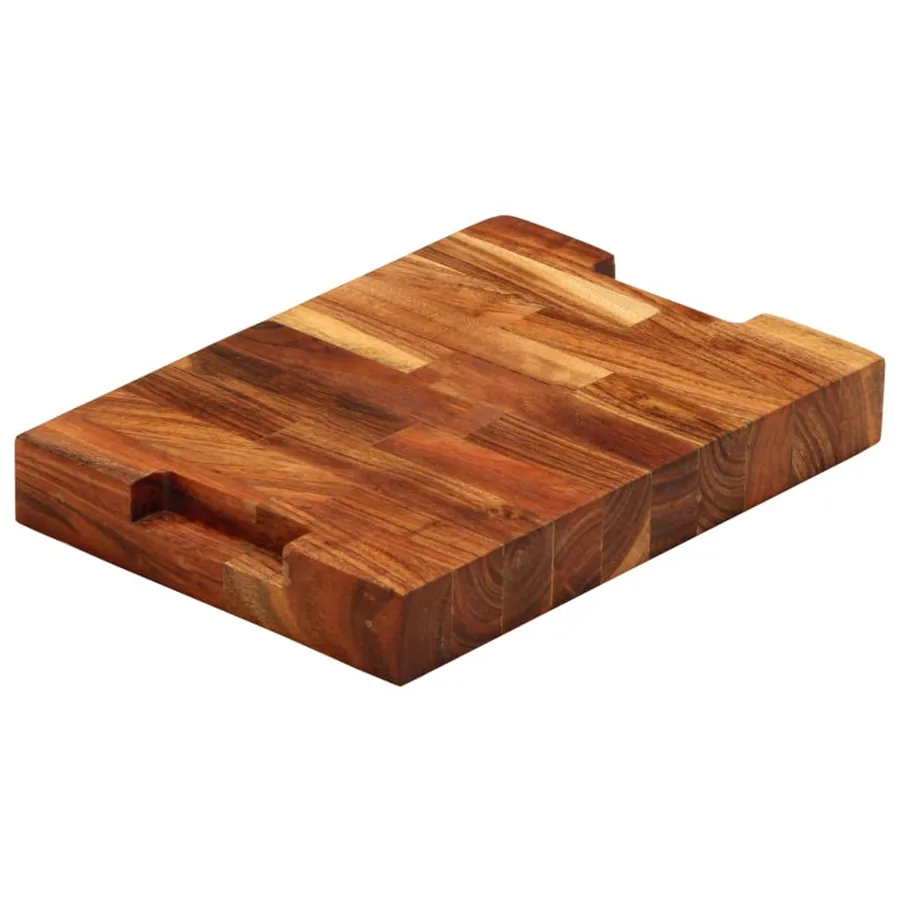 Planche à découper 30x21x4 cm bois d'acacia massif - 6