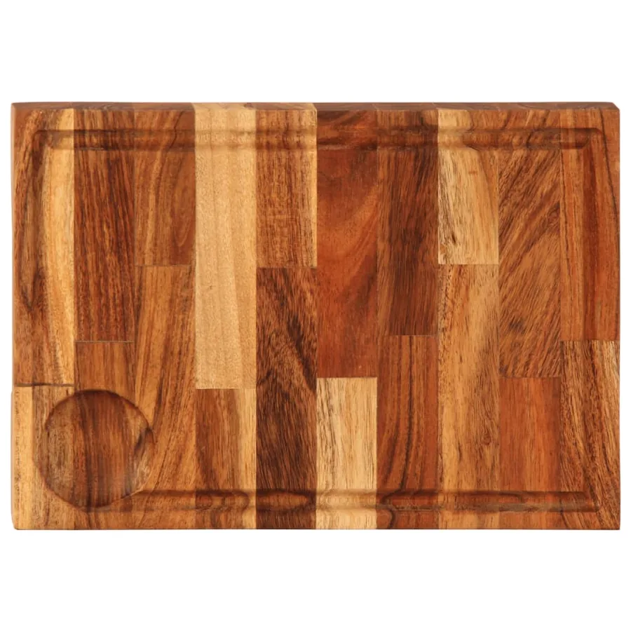Planche à découper 30x21x4 cm bois d'acacia massif - 7