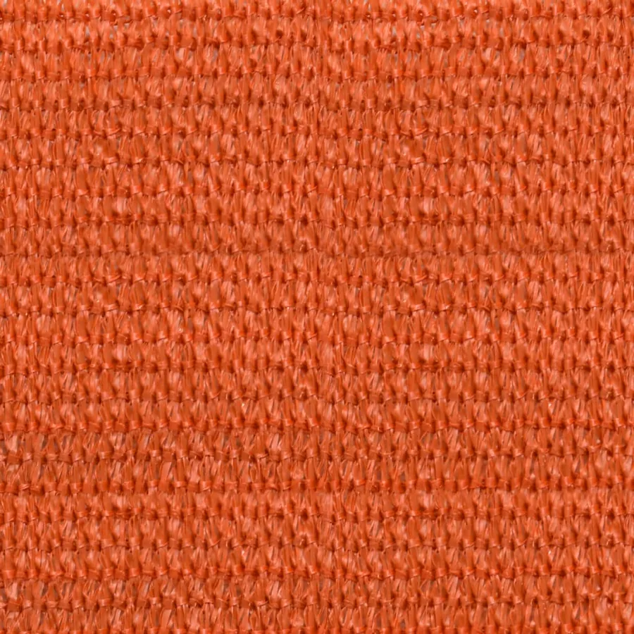 Voile d'ombrage 160 g/m² rectangulaire orange 3x6 m PEHD - 9
