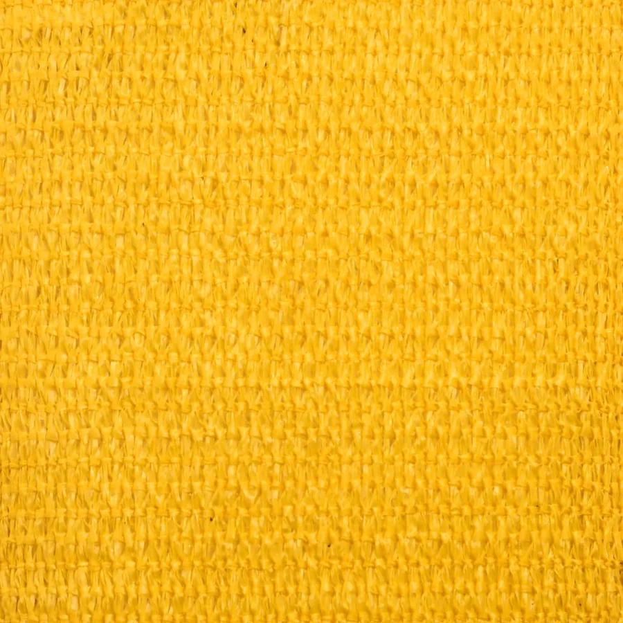 Voile d'ombrage 160g/m² rectangulaire jaune 3,5x4,5 m PEHD - 9