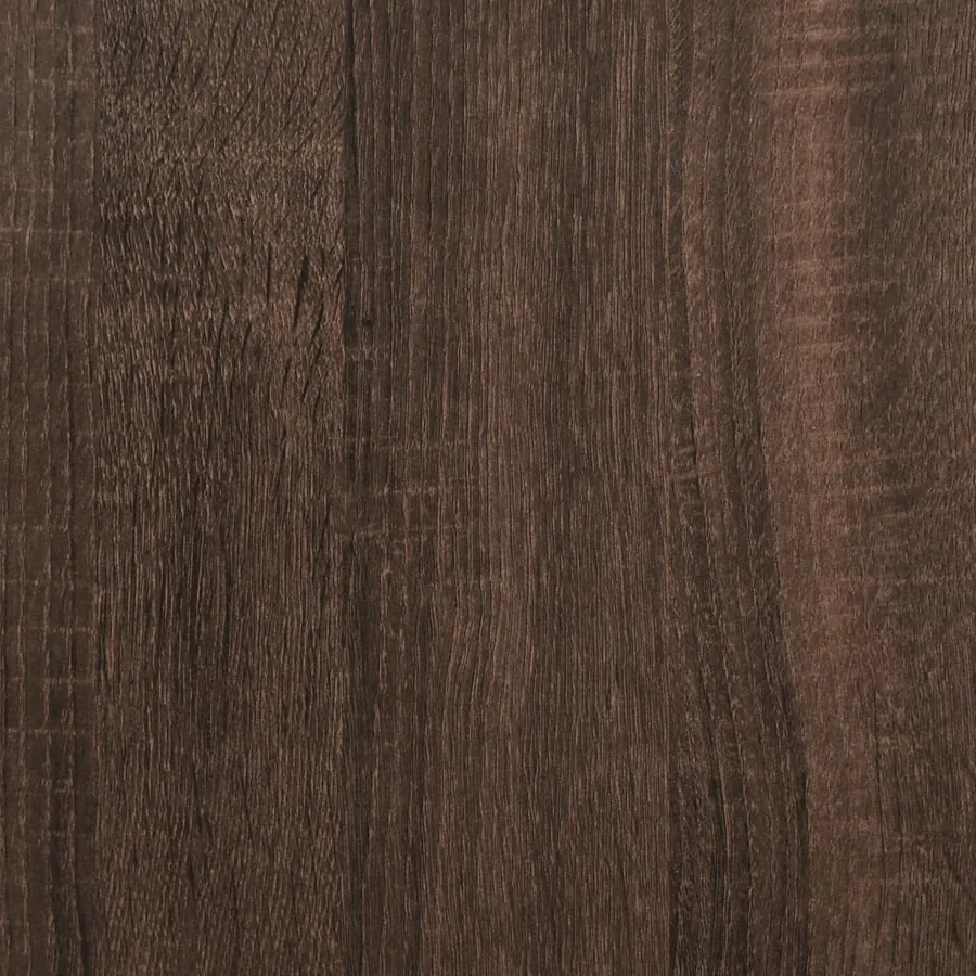 Armoire à miroir à LED de bain chêne marron 100x12x45 cm - 15
