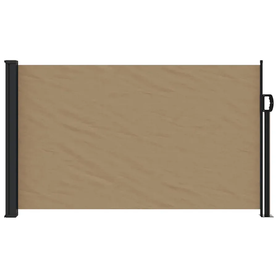 Auvent latéral rétractable taupe 117x300 cm - 3