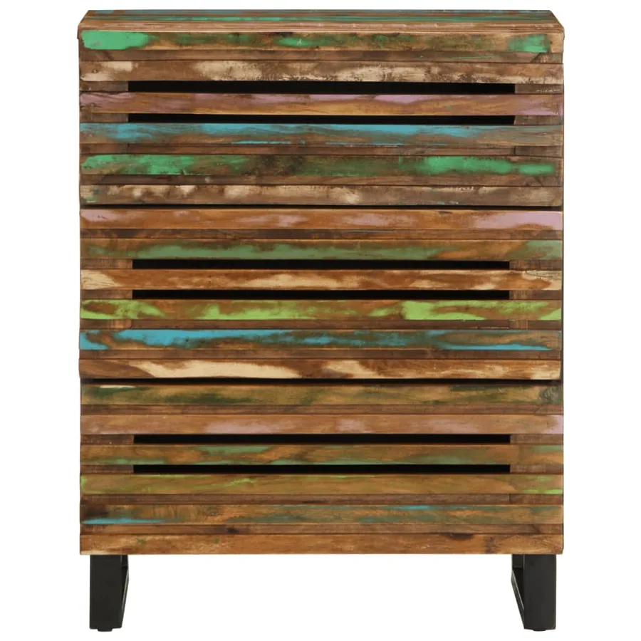 Buffet 60x34x75 cm bois d'acacia massif - 2