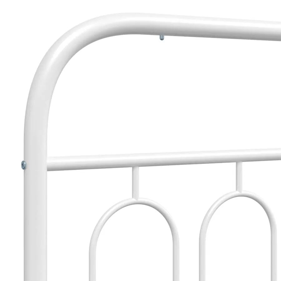 Tête de lit de remplacement métal blanc 150 cm - 5