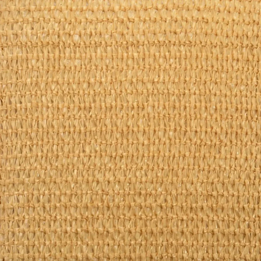 Voile d'ombrage 160 g/m² rectangulaire sable 3x5 m PEHD - 9