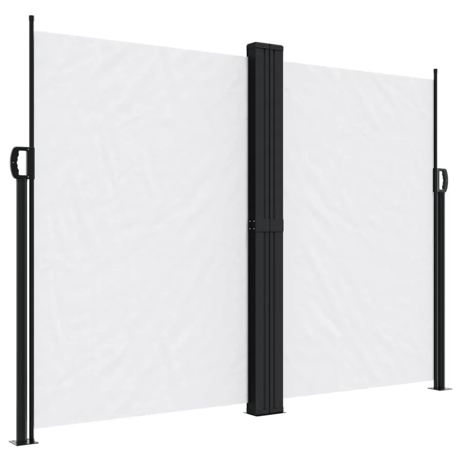 Auvent latéral rétractable blanc 180x1200 cm - 2
