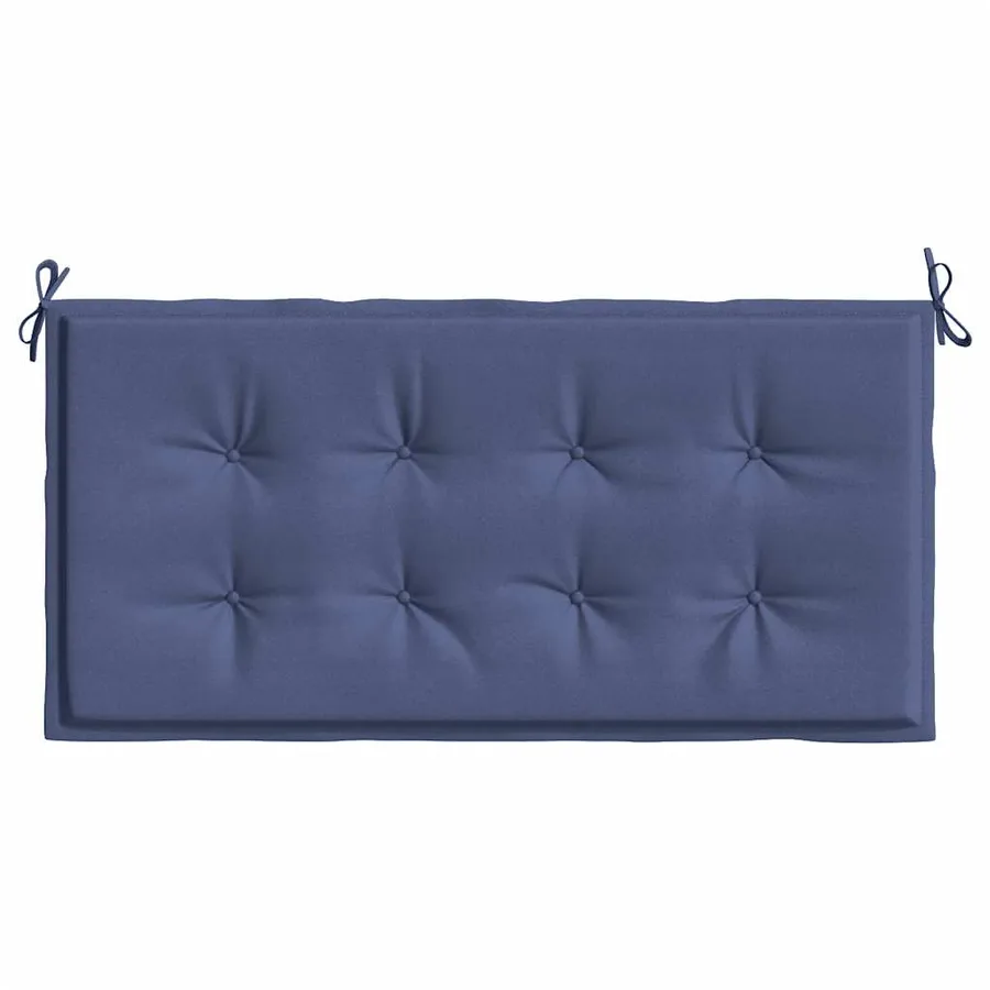 Coussin de banc de jardin bleu marine 120x50x3 cm tissu oxford - 4