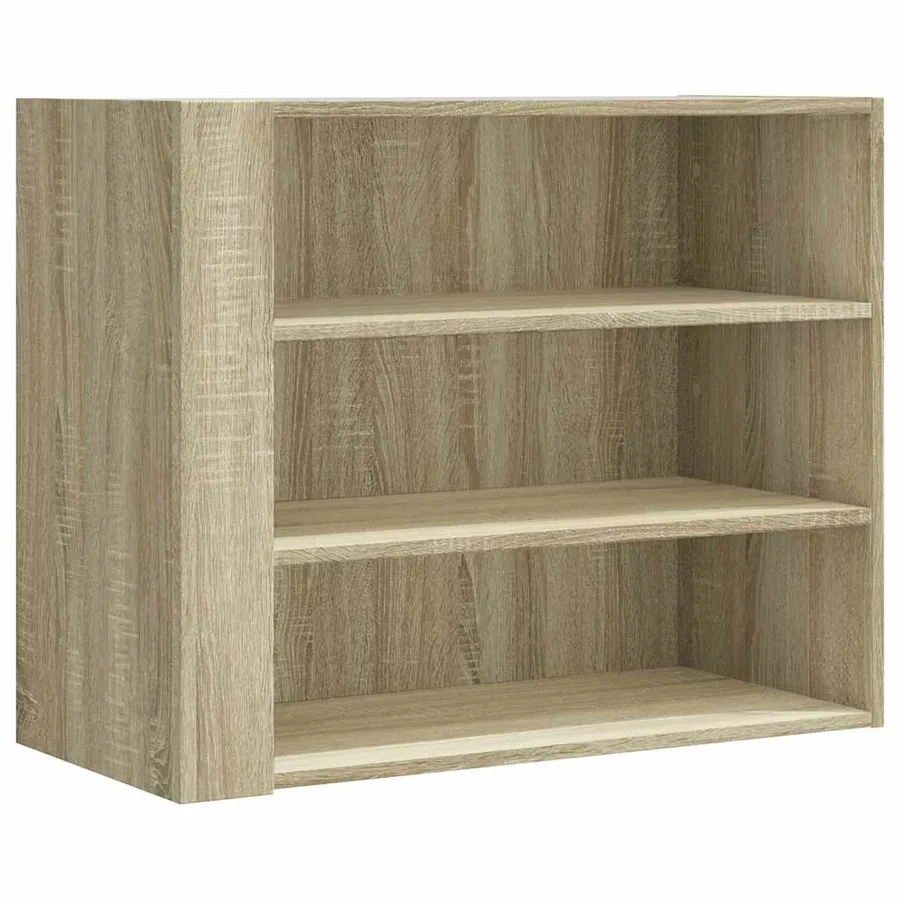 Armoire murale chêne sonoma 75x35x60 cm bois d'ingénierie - 2
