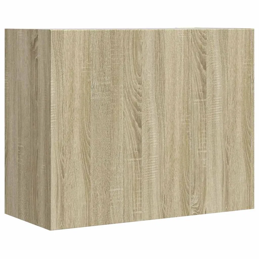 Armoire murale chêne sonoma 75x35x60 cm bois d'ingénierie - 6