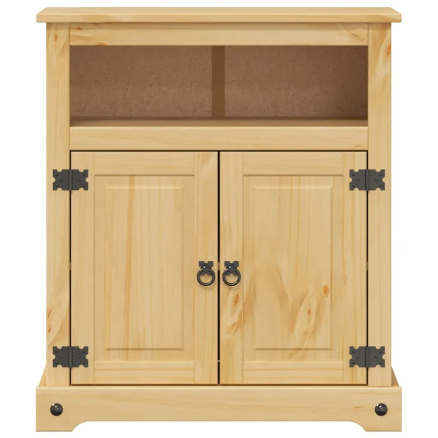 Armoire de salle de bain Corona 70x33x80 cm bois de pin massif - 5