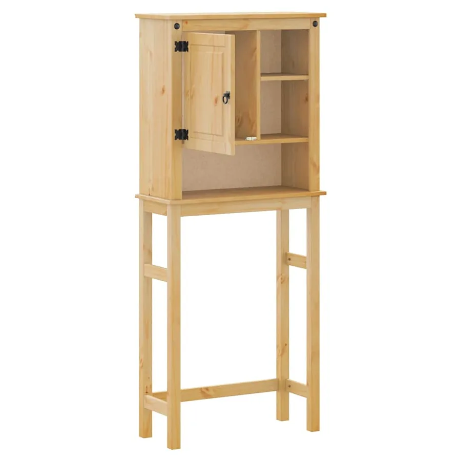 Armoire pour machine à laver salle de bain Corona pin massif - 4