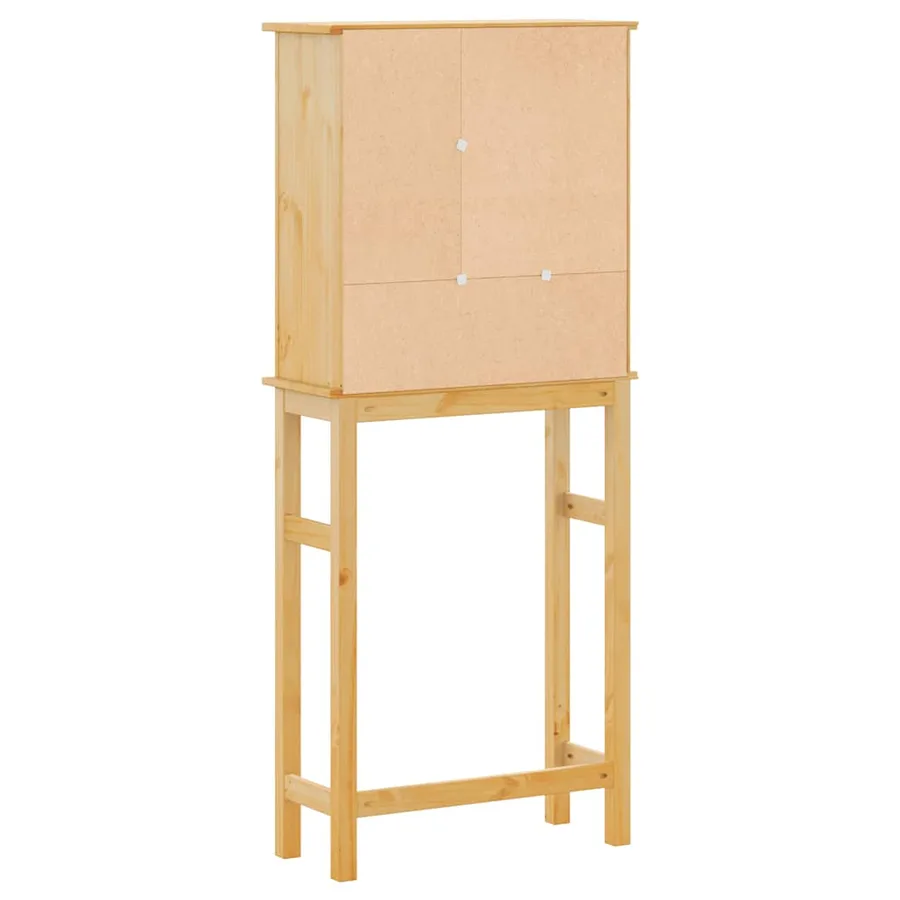 Armoire pour machine à laver salle de bain Corona pin massif - 7