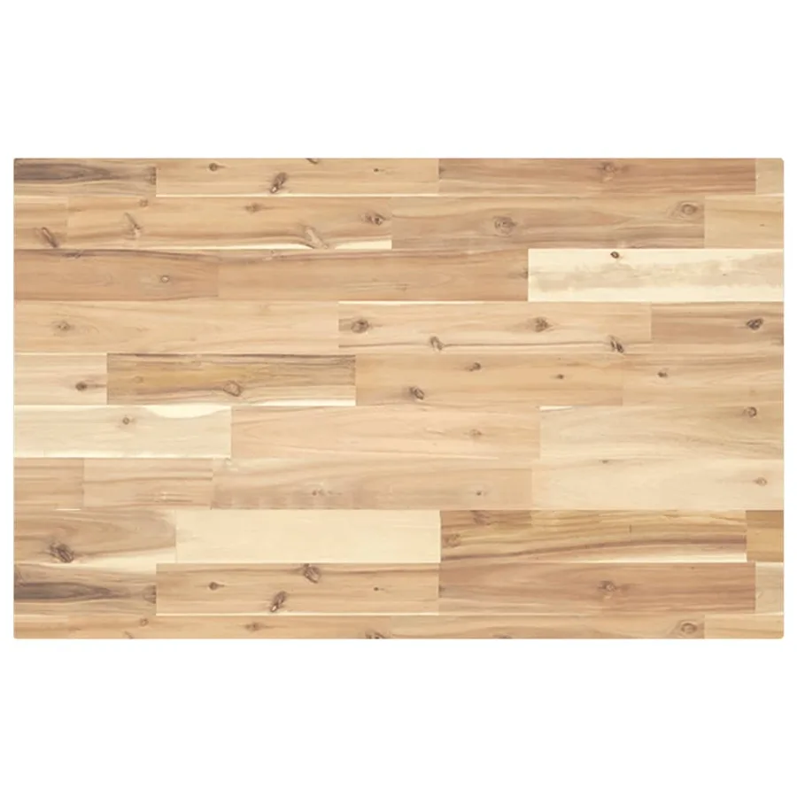 Étagère de vasque murale acier et bois massif d'acacia - 8