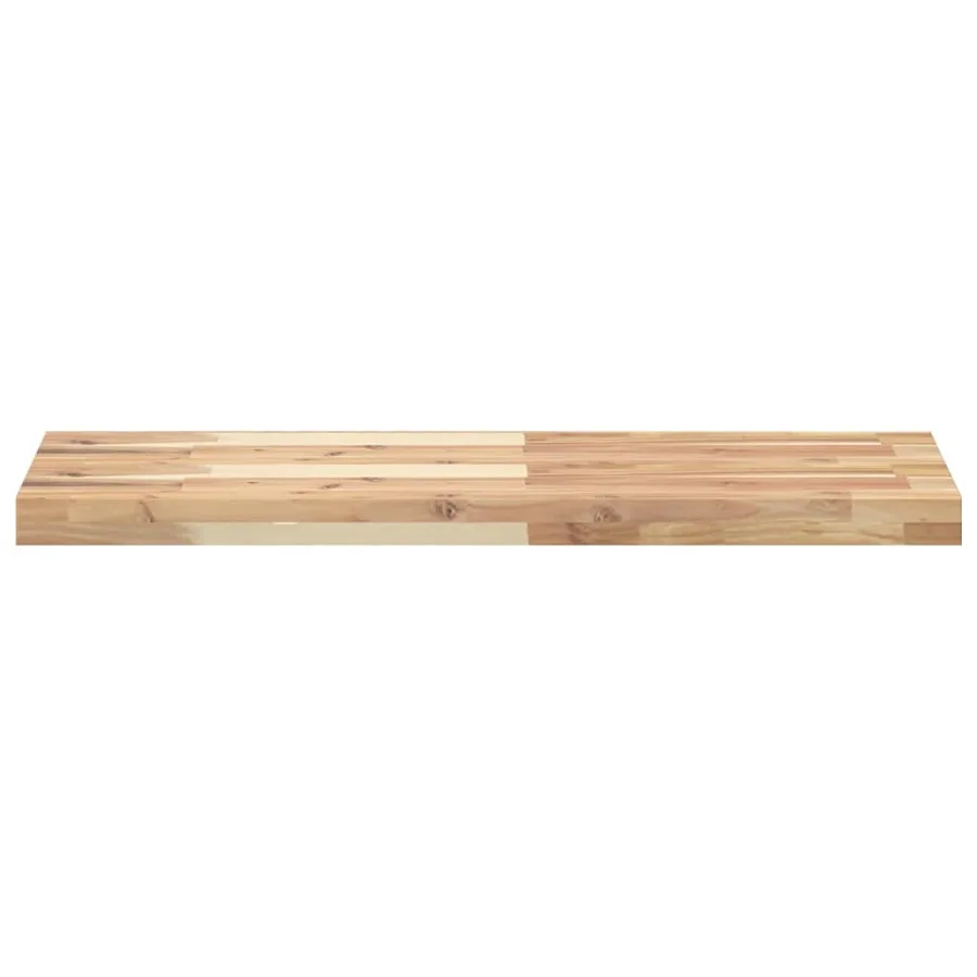 Étagère flottante 100x30x4 cm bois d'acacia massif non traité - 4