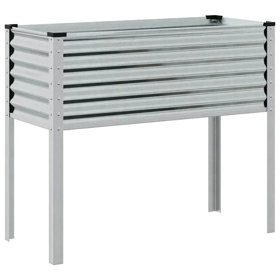 Jardinière de jardin 100 x 45 x 90 cm Acier galvanisé - 2