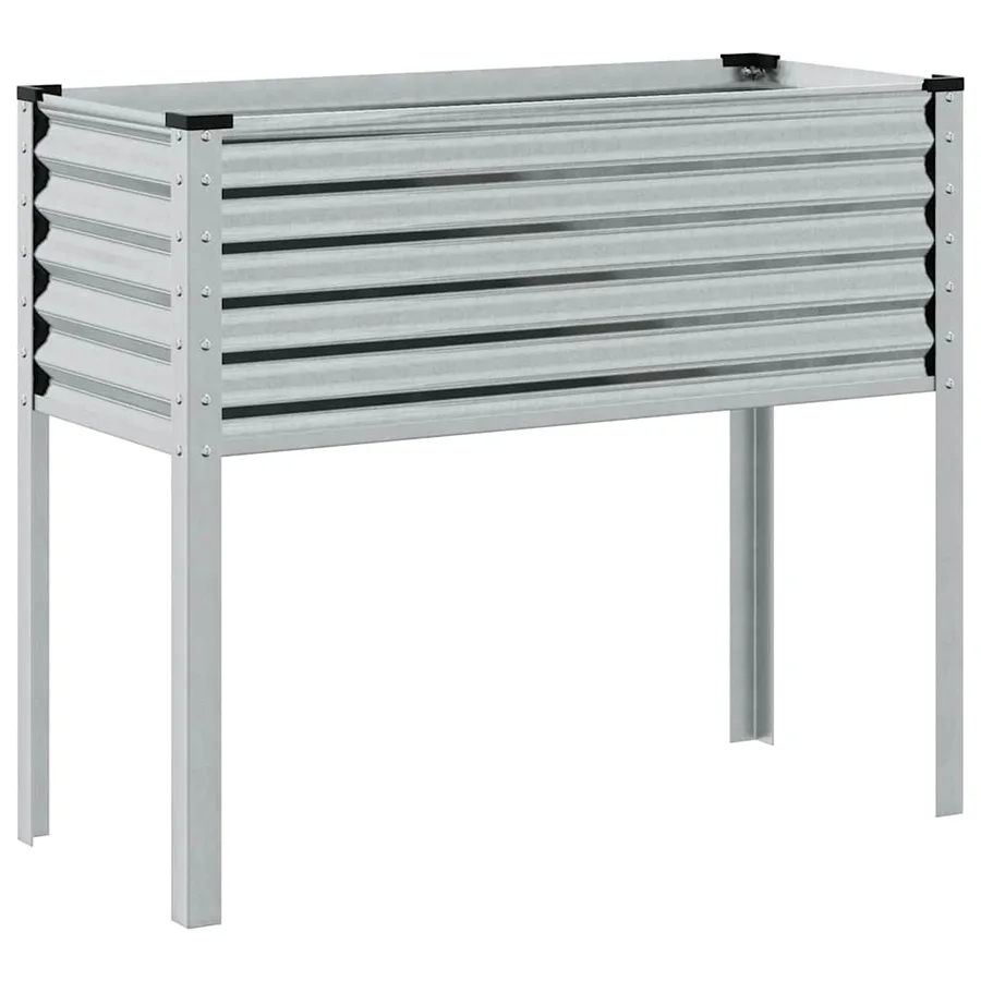 Jardinière de jardin 100 x 45 x 90 cm Acier galvanisé - 6