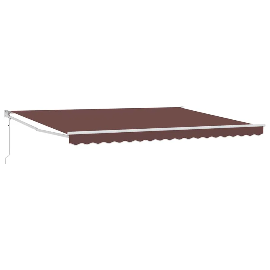 Auvent rétractable automatique marron 450x300 cm - 2